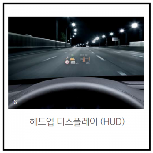 기아자동차 > K7-YG(Y19)Premier > 헤드업디스플레이(HUD)